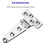 DobradiçAs Marinhas da Categoria T, DobradiçAs Do , 6 Polegadas X 3 Polegadas, Nenhum RuíDo, AçO InoxidáVel 316 Resistente com Parafusos (2 PCS) 2