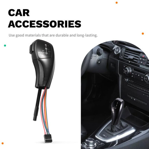 Thumb Gear Shift Lever Knob for  3 Series E90 E91 E92 E93 2006-2012 Car Interior Accessories Black 2