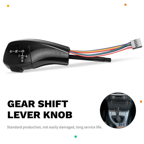 Thumb Gear Shift Lever Knob for  3 Series E90 E91 E92 E93 2006-2012 Car Interior Accessories Black 2