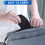 Black Glasses Eyeglasses Safety Zippered Hard Case Holder 2