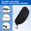 Black Glasses Eyeglasses Safety Zippered Hard Case Holder 3