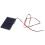 Cargador de MóDulo de Celda PequeñA de Panel Solar de 1.5W 12V con Cable de 1M 3