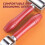 Leather Press  Roller Leather Glue Laminating Roller with Scraper (2.36 Inch +1 Inch) 5