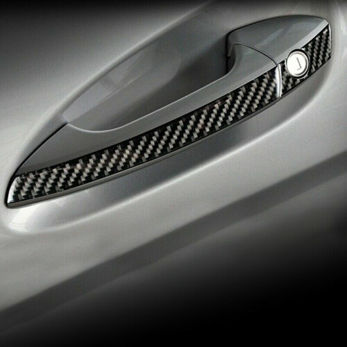 Carbon Fiber Outer Door Handle Trim for   C-Class W204 2007-2013