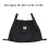 Multifunctional Stroller Cargo Bag with Bottle & Nappy Storage Black 2