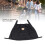 Multifunctional Stroller Cargo Bag with Bottle & Nappy Storage Black 4
