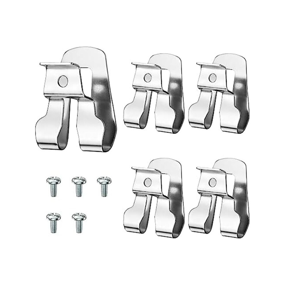 Drill Clip For Tool Belt 633586002 636181001 Replacement Part With Screws, 5Pcs Metal Driver Hook 4713099779158
