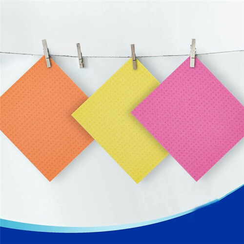 Reusable Dish Cloths, Cellulose Sponge Cloth for Kitchen, Absorbent Cleaning Cloth, 10 Pack, Multi Colors 2