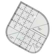 Non Slip Curved Corner Cutter Ruler DIY Crafts Patchworks Sewing Template Quilting Accessories Multifunctional Ruler
