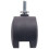 6mm Threaded Stem 40mm Dual Wheel Rotatable Caster Black 6