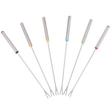Fondue Cheese Sticks Fondue Set for Maker Swiss Cheese, Stainless Steel Fondue Forks Marshmallow Roasting