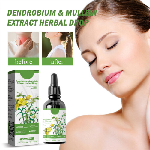 3pcs Dendrobium Mullein Extract - Powerful Lung Cleanse Respiratory Herbal Drop 2