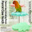 Bird Cage Chewing Perch Toy Safe For-Blue leaves shape 6