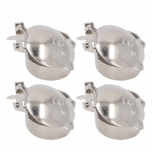 4 pièces d'éteignoirs automatiques pour bougies en fer, argenté, 0,7–1 po