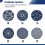 6Pcs Drink Coasters,Round Silicone Rubber Cup Pad with Storage Box,Suitable for Bar, Table Decoration, Protect Desktop 7