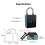 TTLock Password  Padlock Touch Screen RFID IC Card Key Home Security Waterproof Cabinet Electronic Padlock 7