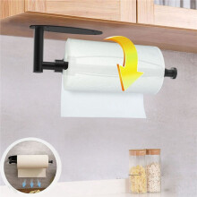 Paper Towel Holder Under Cabinet Wall Mount Paper Towel Holder with Damping Kitchen Under Counter Paper Towels Rack