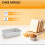 Kitchen Non Stick Loaf Pan Banana Bread Baking Bakeware Cookware Tray 2
