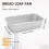 Kitchen Non Stick Loaf Pan Banana Bread Baking Bakeware Cookware Tray 6