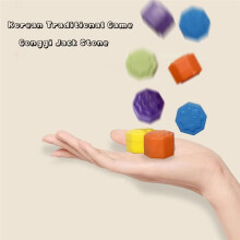 Traditional Korean Gonggi Game Set - Colorful Jack Stone for Exercise, Fun & Stress Relief
