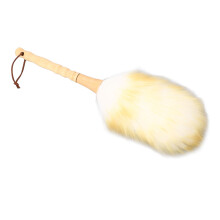 Multifunctional Lambswool Duster with Wooden Handle for Blinds, Piano & Home