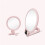 10X Handheld Magnifier, Double Sided Folding Makeup Mirror, Portable Handheld Mirror with Adjustable Handle() 3