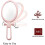 10X Handheld Magnifier, Double Sided Folding Makeup Mirror, Portable Handheld Mirror with Adjustable Handle() 1