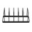 Euro Kitchen Organizer for Plates, Cutting Boards Bakeware Reusable Containers, and Lids Holder Rack Black 4