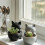 Pot de fleur de plante charnue d'océan de chaton en-Gris 6