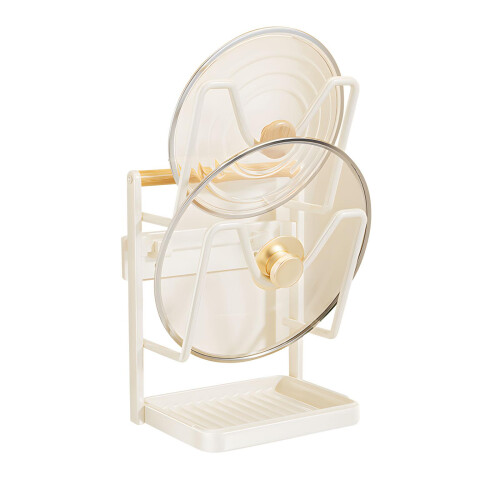 Support de cuisine en acier doux avec doubles étagères et-QH 1