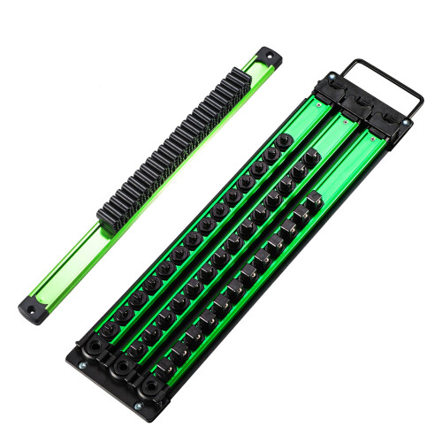 Adjustable Sliding Buckle Socket Holder-Tool storage rack 1