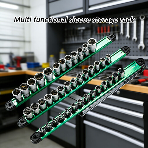 Adjustable Sliding Buckle Socket Holder-Tool storage rack 2