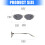 Creative Elegant Sunglasses Polarized Shades Lens Crystal-7 4