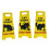 3Pcs Funny Cats Vomit Caution Signs Humorous Double-Sided-C 2