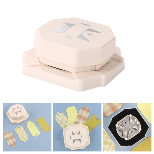 4 in 1 Multifunctional Hole Punch for Office-Pattern No. 2 2
