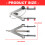 Heavy Duty Woodworking Clamp with Adjustable Four Way Pressure 3