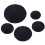 Black Adhesive Back  Sheets Fabric Sticky Back Sheets Self-Adhesive Durable and Water Resistant, 10 PCS 1