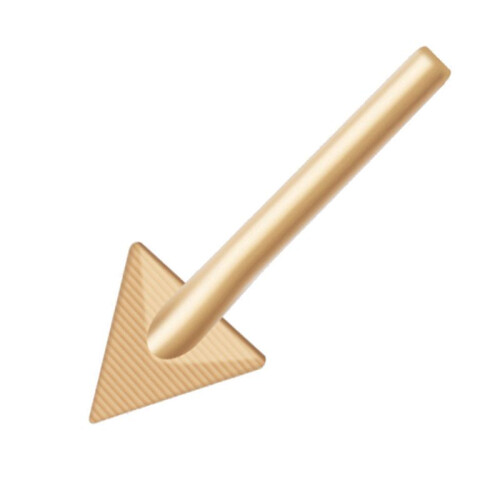 4PCS Welding Replacement Tips, Soldering Iron Tips, Triangular Copper Heads  Accessories for Car Bumper Repair 2