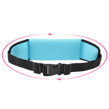 Waterproof Nylon Waist Pack - Sky Blue, 21x10x10cm, Light & Adjustable