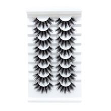 Ψεύτικες βλεφαρίδες Wispy Fake Eyelashes Manga Lashes CC Curl8D Volume Χειροποίητες ψεύτικες