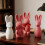 Osterhasen Silikon-Kerzenform, flexible entformbare-Jackrabbit 6