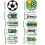 Athletic Themed Gathering Direction Sign Set For Game Activities 3