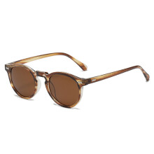 Stilvolle Herren-Sonnenbrille mit rundem Rahmen und-C16