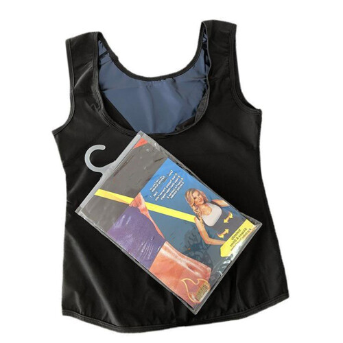 Men Sauna Vest Quick Dry Elastic Cotton Slimming Compression for Running 2