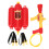 Firefighter Backpack Water Toys for Kids, 29x20cm, Fun Simulation 3