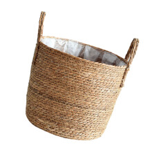 Stro weven bloem plantenpotten mand gras plantenbak-Nee. XXXL