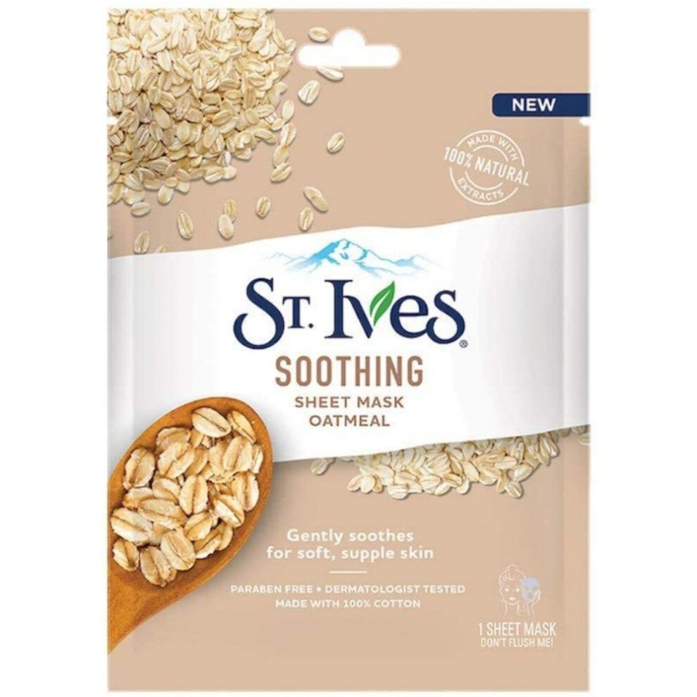 St. Ives Oatmeal Soothing Sheet Mask 23Ml - 1 Sheet - Image 4
