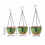 Double Chain Hanging Planter Pot Home 10