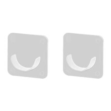 Nail-Free Pole Bracket Shower Holders Retainers Mounts Durable Racks Home Transparent