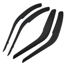 Car Inner Door Handle Pull Panel Cover for X1 E84 2010-2015 Replace 51412991775 51412991776 Black